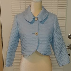 EUC harve' benard crop quilted jacket